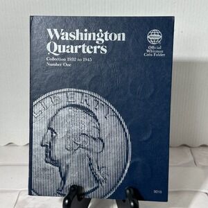Whitman Washington Quarters Coin Folder Collection 1932 to 1945 Number One